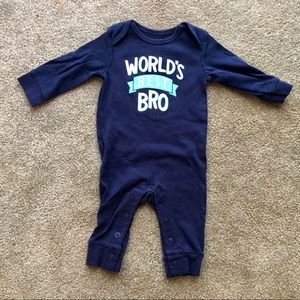 Carter's Blue Brother Jumpsuit